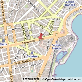 Mappa Via Vecchia Ognina, 140, 95129 Catania, Catania (Sicilia)
