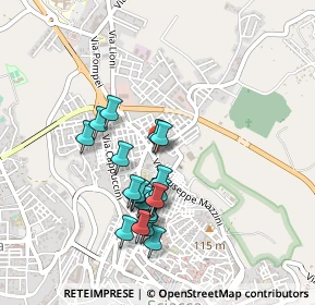 Mappa Via A. De Gasperi, 92019 Sciacca AG, Italia (0.4555)