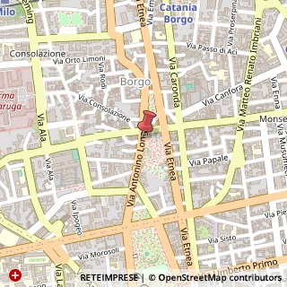Mappa Via Antonino Longo, 15, 95125 Catania, Catania (Sicilia)