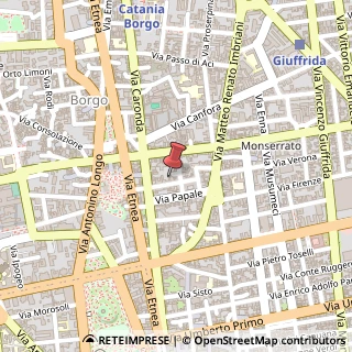 Mappa Via Nicola Fabrizi, 21, 95128 Catania, Catania (Sicilia)