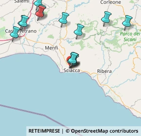 Mappa Via Nastasi Brigadiere, 92019 Sciacca AG, Italia (19.92929)