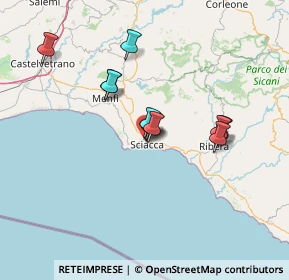 Mappa Via Nastasi Brigadiere, 92019 Sciacca AG, Italia (11.94455)