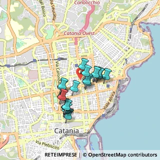 Mappa Via Firenze, 95128 Catania CT, Italia (0.71579)