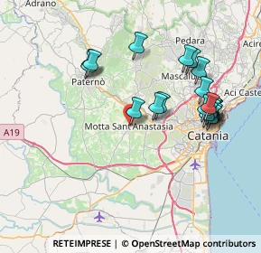 Mappa Via Castello, 95040 Motta Sant'Anastasia CT, Italia (8.6535)