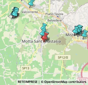 Mappa Via Castello, 95040 Motta Sant'Anastasia CT, Italia (3.023)