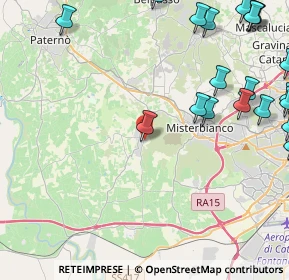 Mappa Via Castello, 95040 Motta Sant'Anastasia CT, Italia (7.0595)