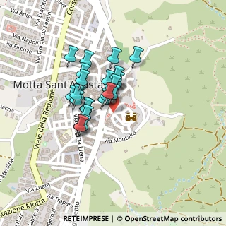 Mappa Via Castello, 95040 Motta Sant'Anastasia CT, Italia (0.16667)