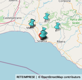 Mappa Via dei Platani, 92019 Sciacca AG, Italia (6.55083)