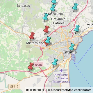 Mappa Contrada San francesco, 95045 Misterbianco CT, Italia (5.31273)