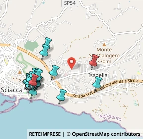 Mappa Via delle Campanule, 92019 Sciacca AG, Italia (1.2485)