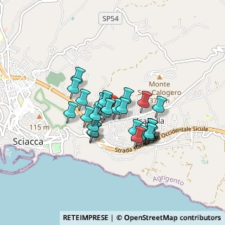 Mappa Via delle Campanule, 92019 Sciacca AG, Italia (0.6931)
