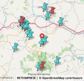 Mappa Unnamed Road, 94019 Valguarnera Caropepe EN, Italia (9.248)