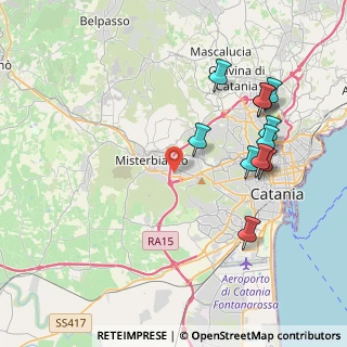 Mappa Via Comunità Economica Europea, 95045 Misterbianco CT, Italia (4.86818)