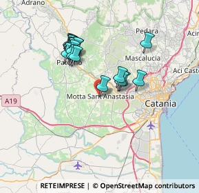 Mappa Via P. Mascagni, 95040 Motta Sant'Anastasia CT, Italia (7.11667)