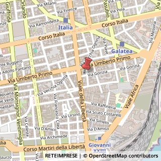 Mappa Via Caltanissetta, 10, 95129 Catania, Catania (Sicilia)
