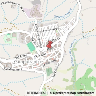 Mappa Via s. francesco 32, 93010 Campofranco, Caltanissetta (Sicilia)