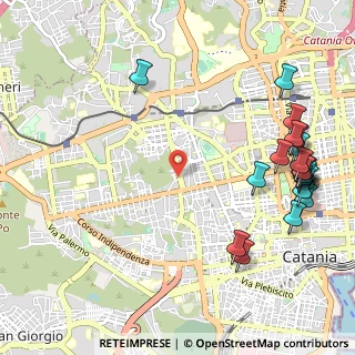 Mappa Via Sabato Martelli Castaldi, 95123 Catania CT, Italia (1.575)