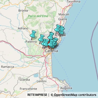 Mappa Via Sabato Martelli Castaldi, 95123 Catania CT, Italia (6.65)