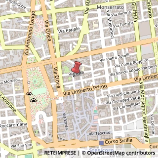 Mappa Via Zacc? Rosolia, 26, 95129 Catania, Catania (Sicilia)