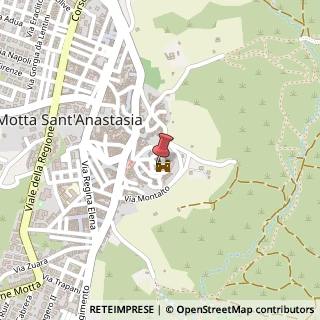 Mappa Via Castello, 2, 95040 Motta Sant'Anastasia, Catania (Sicilia)