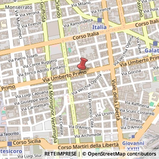 Mappa Via Umberto I, 238, 95129 Catania, Catania (Sicilia)