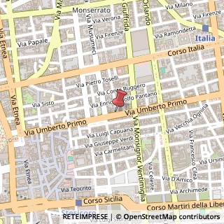 Mappa Via Aloi, 5, 95129 Catania, Catania (Sicilia)
