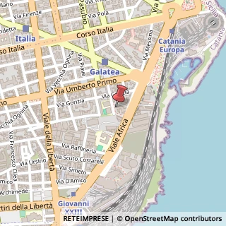 Mappa Viale Africa, 170, 95129 Catania, Catania (Sicilia)