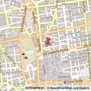 Mappa Via Giuseppe De Felice, 25/27, 95129 Catania, Catania (Sicilia)