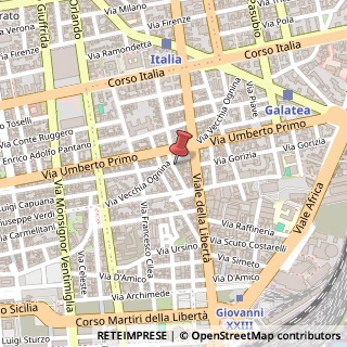 Mappa P.zza Principessa Iolanda, 23, 95129 Catania, Catania (Sicilia)