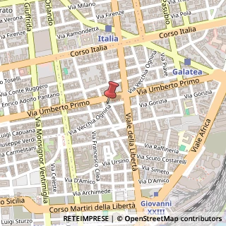 Mappa Via Vecchia Ognina,  66, 95129 Catania, Catania (Sicilia)