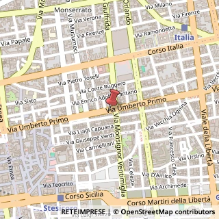 Mappa Via Umberto I, 148, 95129 Catania, Catania (Sicilia)