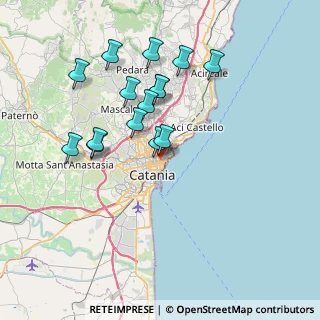 Mappa Via MILANO, 95127 Catania CT, Italia (7.83067)