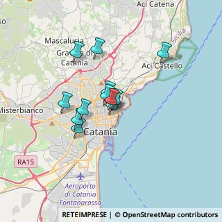 Mappa Via MILANO, 95127 Catania CT, Italia (2.76)