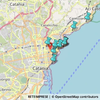 Mappa Via MILANO, 95127 Catania CT, Italia (1.40545)