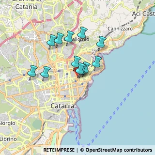 Mappa Via MILANO, 95127 Catania CT, Italia (1.52583)