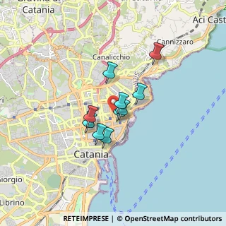 Mappa Via MILANO, 95127 Catania CT, Italia (1.14545)