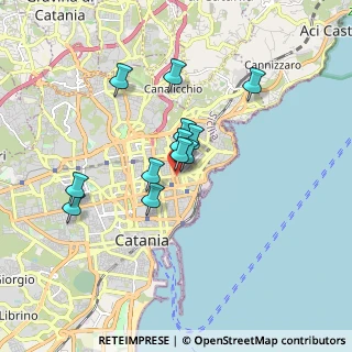 Mappa Via MILANO, 95127 Catania CT, Italia (1.51583)