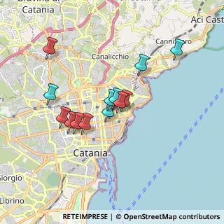 Mappa Via MILANO, 95127 Catania CT, Italia (1.64385)