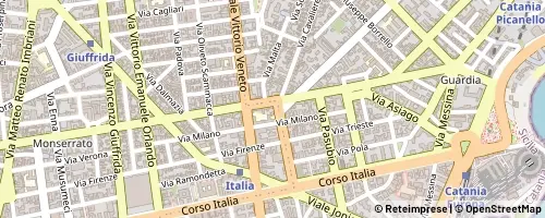 Mappa Catania