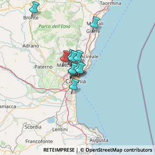 Mappa Via MILANO, 95127 Catania CT, Italia (9.33167)