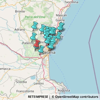 Mappa Piazza Corsica, 95127 Catania CT, Italia (9.6745)