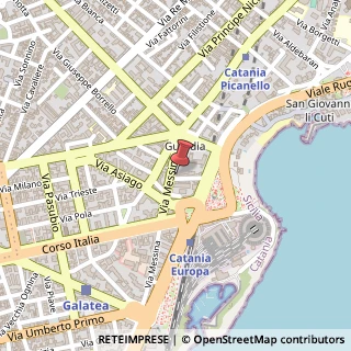 Mappa Via Messina, 240, 95127 Catania, Catania (Sicilia)
