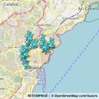 Mappa Via delle Acacie, 95127 Catania CT, Italia (1.73611)