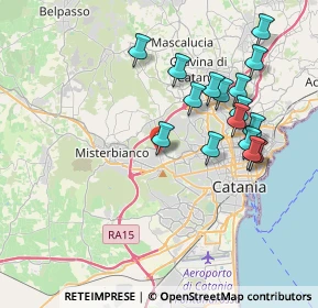 Mappa Via Firenze, 95045 Misterbianco CT, Italia (4.32625)