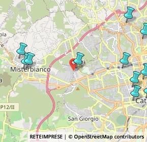 Mappa Via Firenze, 95045 Misterbianco CT, Italia (3.40455)