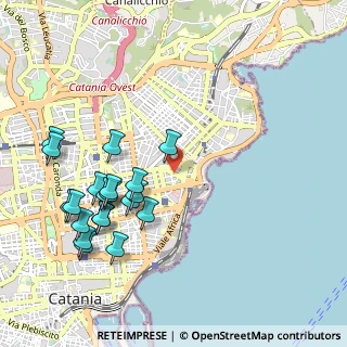 Mappa Via Livorno, 95127 Catania CT, Italia (1.269)
