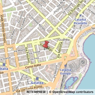 Mappa Via Teramo,  21, 95127 Catania, Catania (Sicilia)
