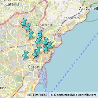Mappa Via Asiago, 95127 Catania CT, Italia (1.63333)