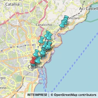 Mappa Via Livorno, 95127 Catania CT, Italia (1.46278)