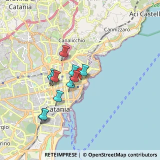 Mappa Via Asiago, 95127 Catania CT, Italia (1.68182)